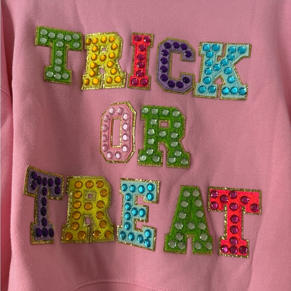 Judith March pink trick or treat sweatshirt size S - Picture 3 of 4